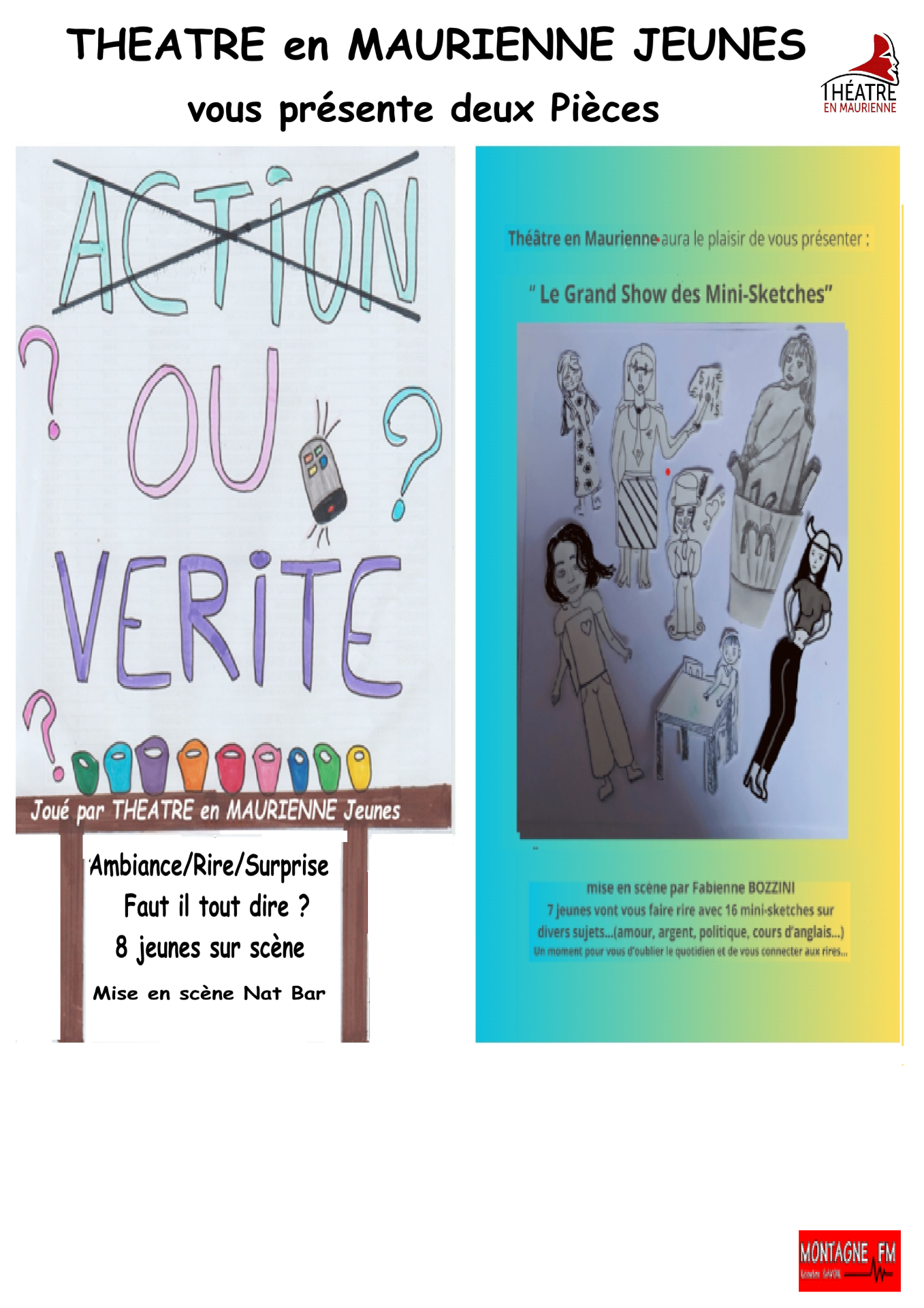 Affiche collectrive av et gsms